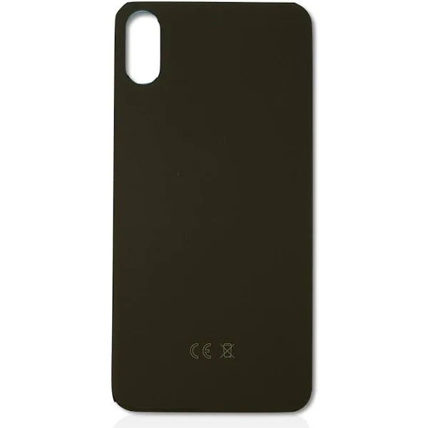 ZHUROUPU Rear Back Cover Glass (without Logo) Replacement Compatible With IPhone XR, Professional Repair Tool Kit, Pre-Installed Adhesive And Rubber Bands (6.1 Inch/Black