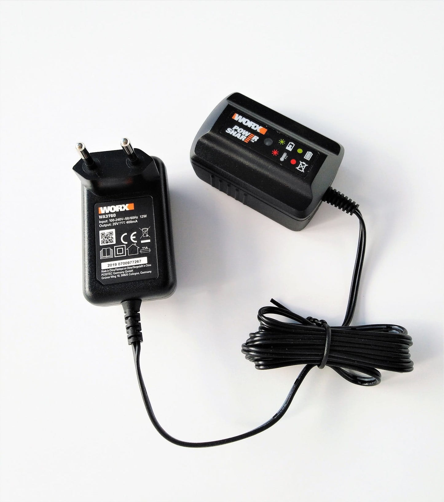 Charger (100-240V, 20V, 12W) WA3760 50028644